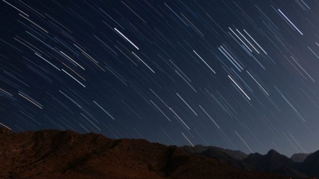 lluvia de meteoritos artificial