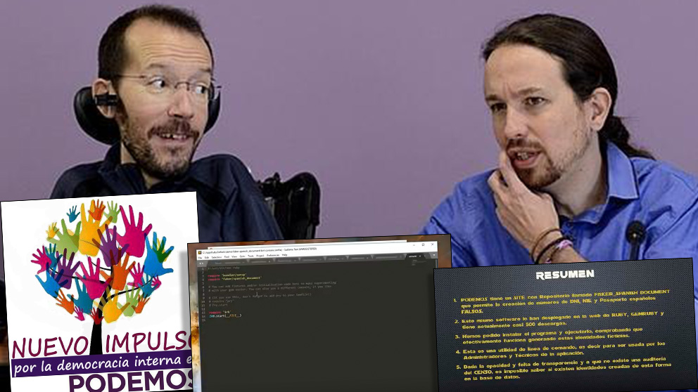 Pablo Iglesias y Pablo Echenique