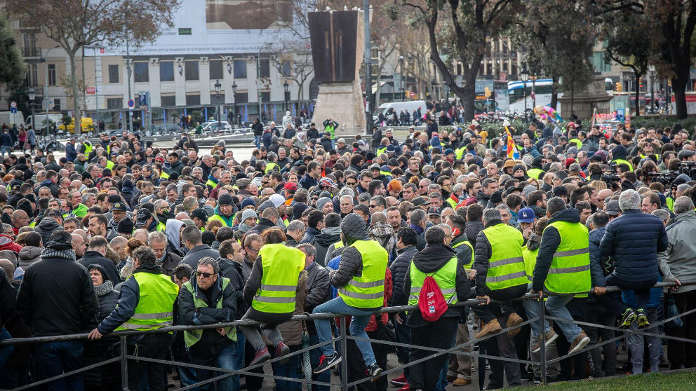 Taxistas de Barcelona