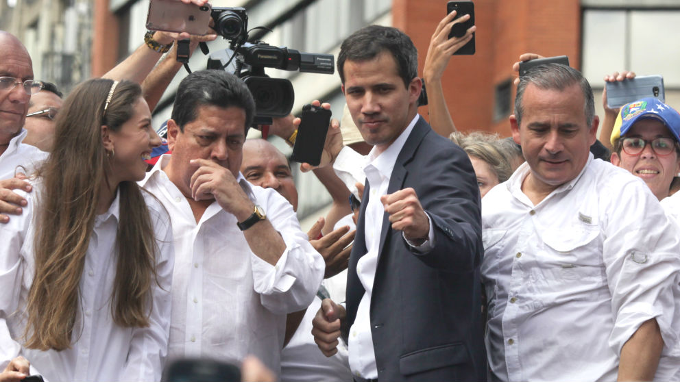 Juan Guaidó, proclamado presidente encargado por la Asamblea Nacional de Venezuela (Foto: Europa Press)