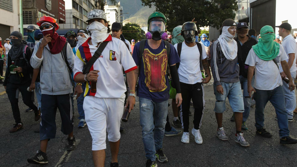 Protestas en Caracas. Foto: Europa Press