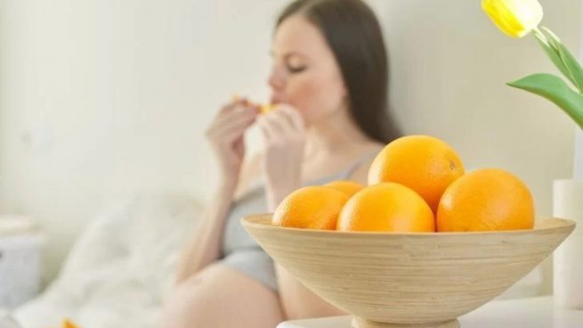 comer naranjas embarazo