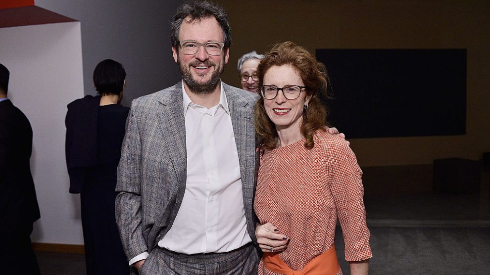 Iwan y Manuela Wirth, galeristas de Hoauser & Wirth. Foto. Getty.