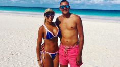 Andrea Salas y Keylor Navas. (@andreasalasb)
