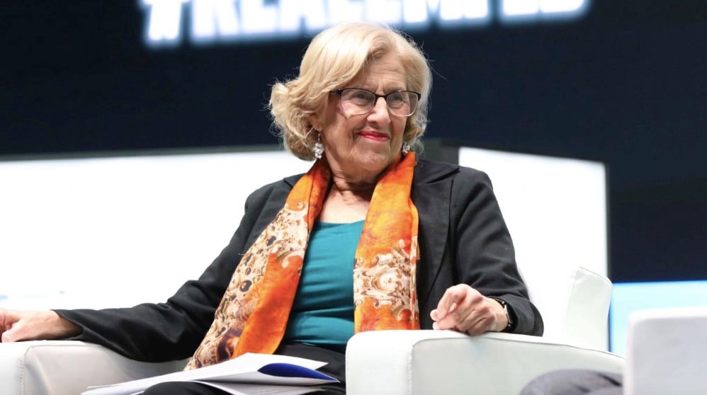 Manuela Carmena presentando Madrid Fusión. (Foto. Madrid)