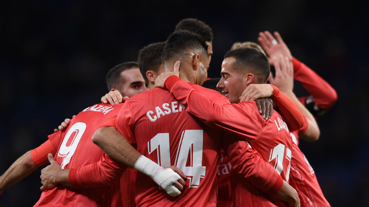 El Real Madrid saca pecho tras el buen moemnto por el que atraviesan (Getty).