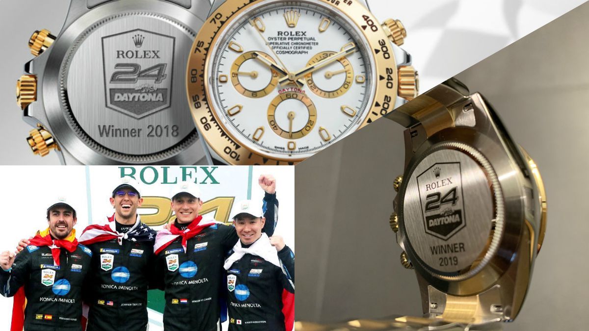 Fernando Alonso se lleva un Rolex exclusivo por ganar las 24 Horas de Daytona.