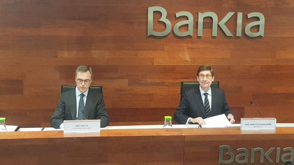José Sevilla y José Ignacio Goirigolzarri, CEO y Presidente de Bankia.