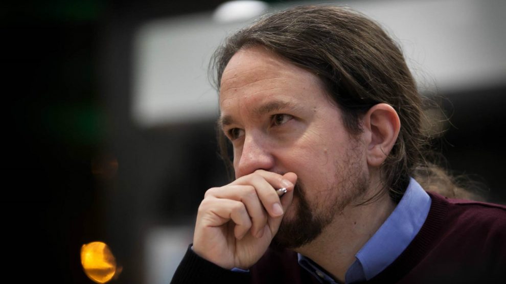 El secretario general de Podemos, Pablo Iglesias.