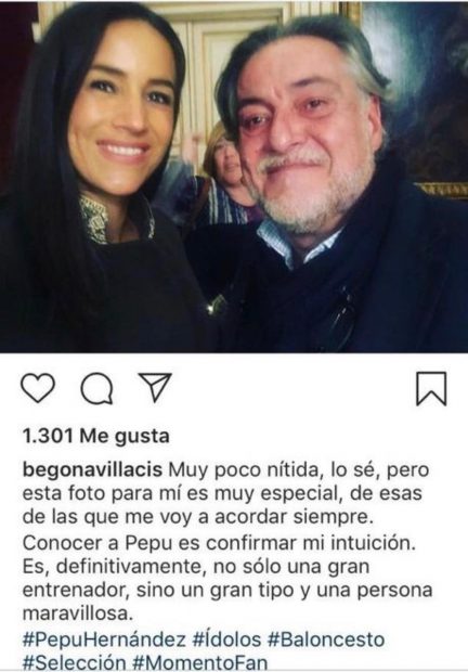 Villacís borra un post de Instagram en el que decía que Pepu Hernández es «un tipo maravilloso”