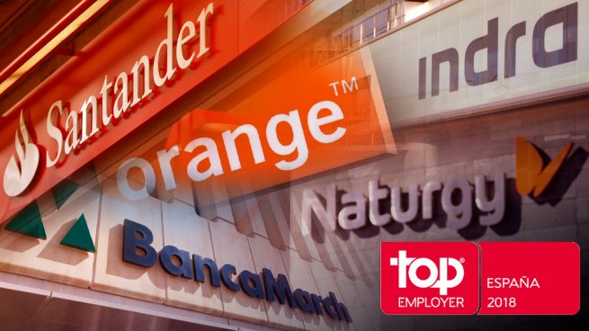 Indra, Banca March, Santander, Naturgy y Orange entre las empresas ‘Top Employers España’ de 2019