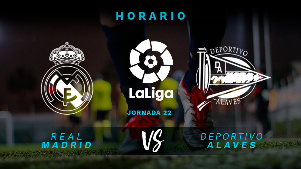 Liga Santander: Real Madrid – Alavés | Horario del partido de fútbol de Liga Santander.