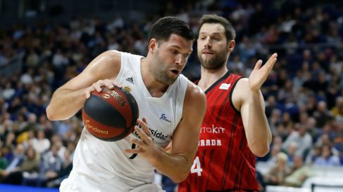 Felipe Reyes, en un partido de la presente temporada. (ACB)