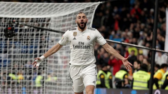 A Benzema se le da bien el Barça