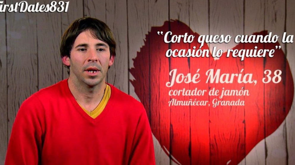 José María, un místico cortador de jamón en ‘First Dates’