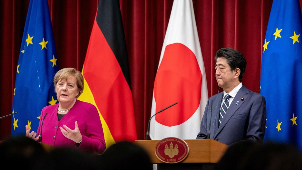 Merkel en Tokyo