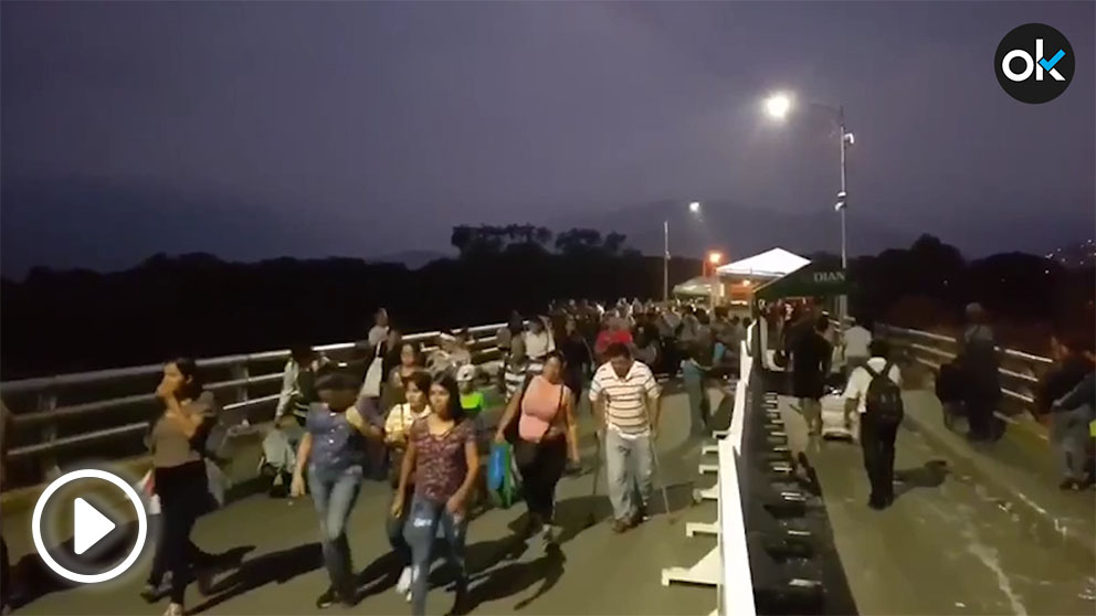 Frontera de Venezuela con Colombia. Cucutá.