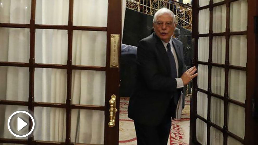 Josep Borrell este miércoles en el Congreso (EFE).
