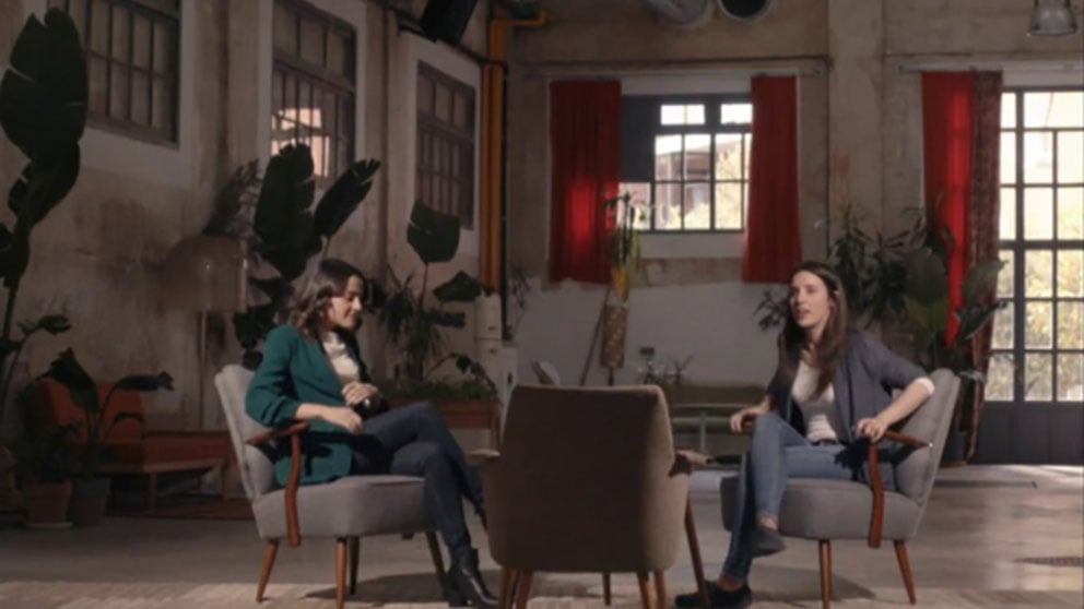 Inés Arrimadas e Irene Montero, en el programa de Jordi Évole.