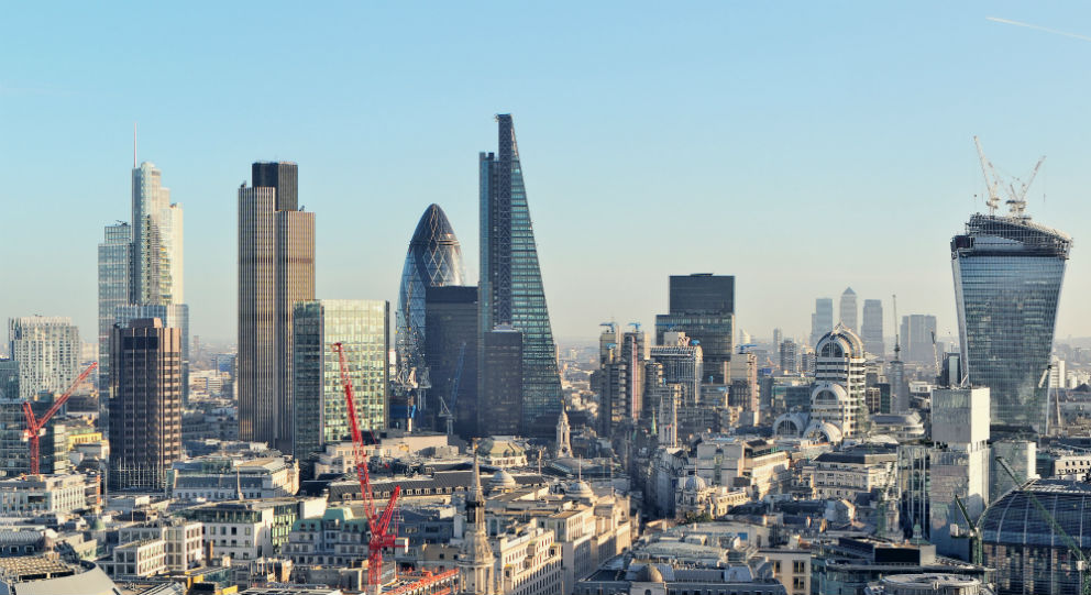 La City de Londres, donde trabaja el más importante sector financiero de la Unión Europea