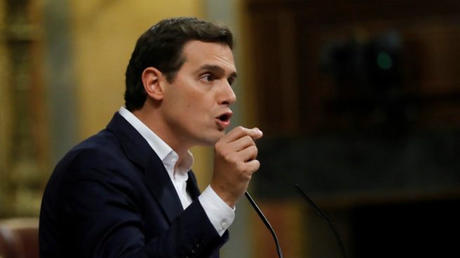 El líder de Ciudadanos, Albert Rivera, en el Congreso. EFE