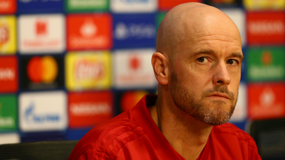 Erik Ten Hag, entrenador del Ajax, analiza el partido ante el Real Madrid. (Getty)