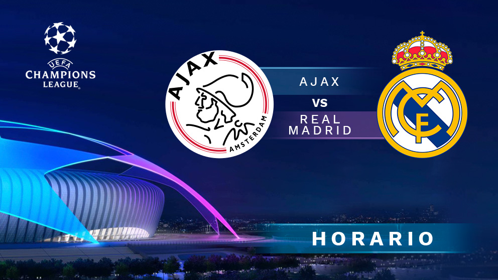 Ajax – Real Madrid: partido de ida de los octavos de final de la Champions League.