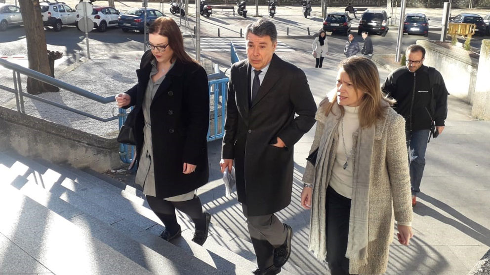 Ignacio González a su llegada al juzgado. Foto: Europa Press
