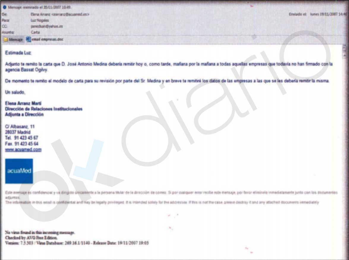 Narbona ordenó por email a las empresas que pagaran la campaña del PSOE investigada por financiación ilegal