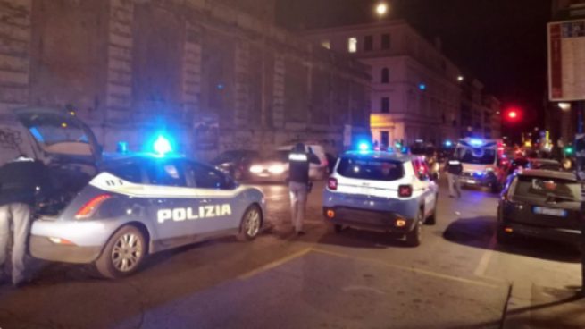 Zona de Roma en la que se ha producido la pelea entre ultras de Lazio y Sevilla. @GalvaniM
