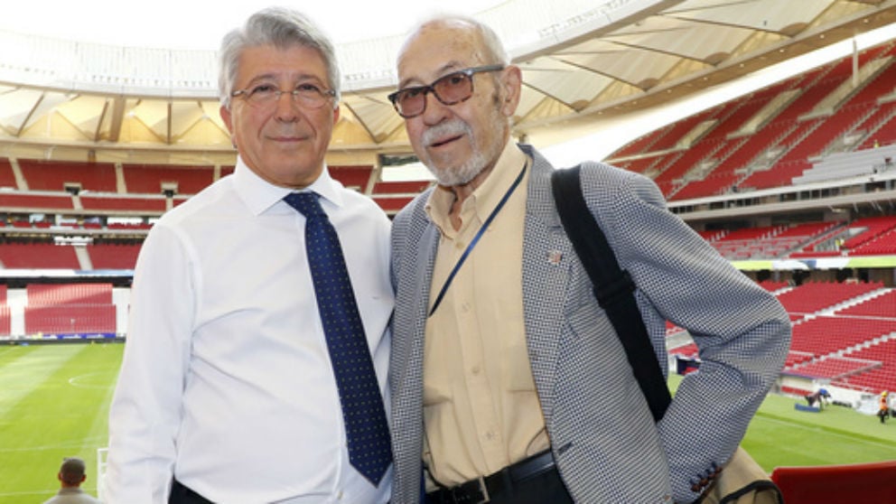 Manuel Briñas y Enrique Cerezo. (Atlético de Madrid)