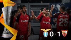 El Sevilla venció al Lazio en Roma.