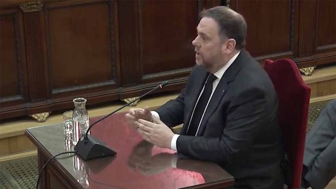 Oriol Junqueras en el Tribunal Supremo.