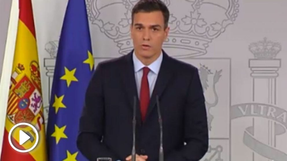 Pedro Sánchez en Moncloa.