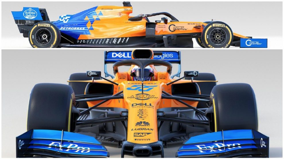 Así es el nuevo McLaren que pilotará Carlos Sainz esta temporada. (McLaren)