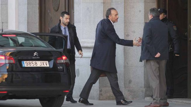 Manuel Marchena entrando en el Tribunal Supremo. Foto: FRANCISCO TOLEDO