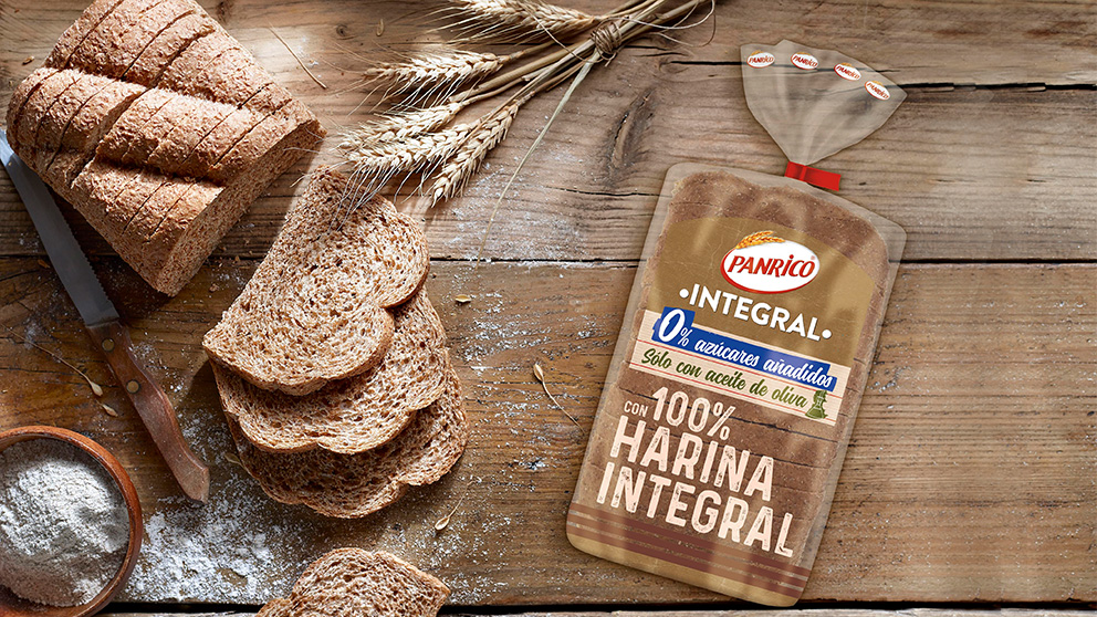 El nuevo pan integral de Panrico no tiene truco: la harina es 100% integral