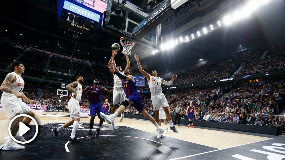 La acción polémica que le dio la victoria al Barcelona. (ACB)