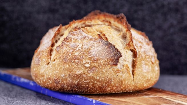 Pan con masa madre sin levadura