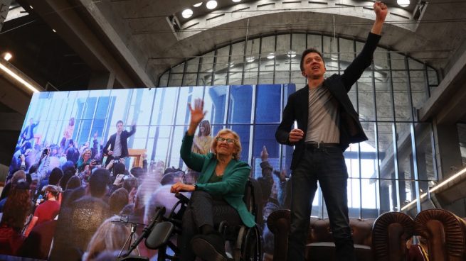 Manuela Carmena e Íñigo Errejón. (Foto. Más Madrid)