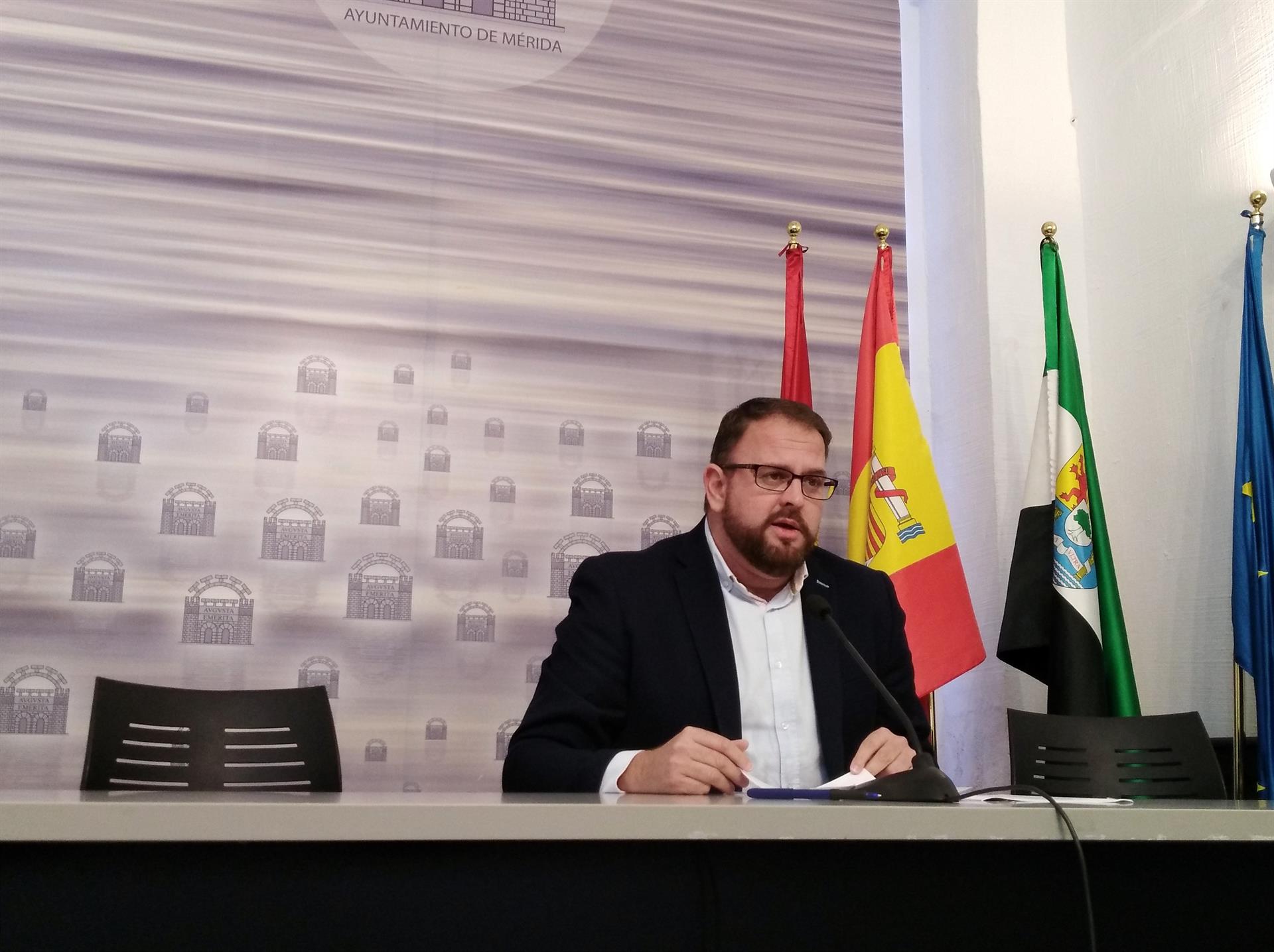 El alcalde de Mérida, Antonio Rodríguez Osuna (Foto: EUROPA PRESS).