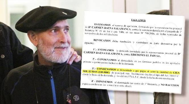 El País condenado a pagar cien mil euros a la forense que acreditó que Bolinaga no estaba terminal.