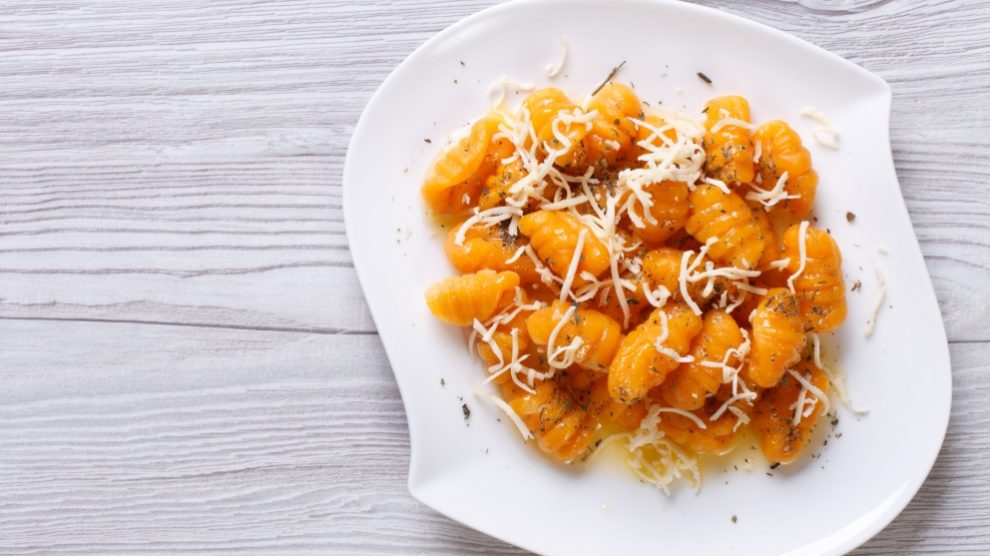 Receta de ñoquis de calabaza en salsa gorgonzola