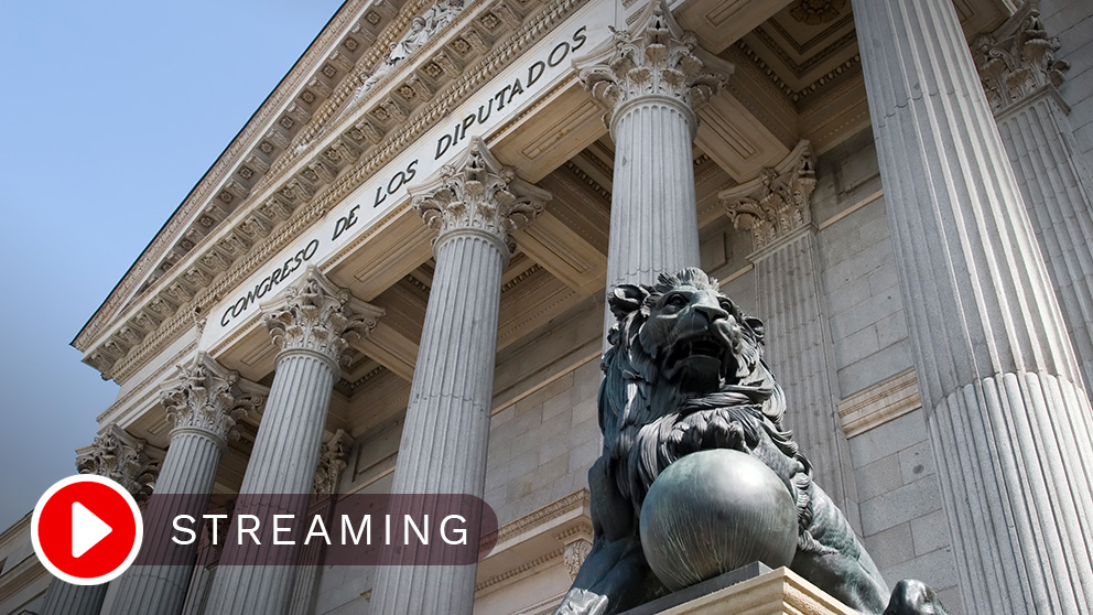Streaming del pleno en el Congreso de los Diputados, en directo