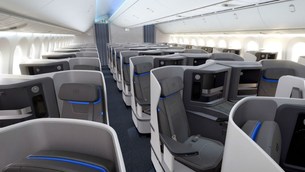 Air Europa despunta con la nueva clase Business de los Dreamliners (Foto: Air Europa)
