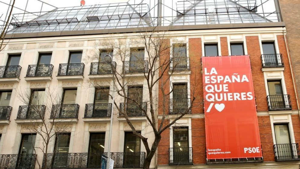 Sede del PSOE en la calle Ferraz.