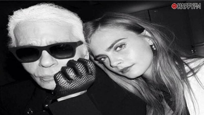 La defensa férrea de Cara Delevingne a Karl Lagerfeld que ha incendiado Twitter