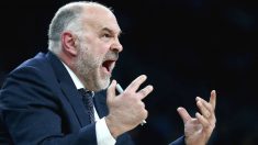 Laso protesta en la final de la Copa del Rey Real Madrid-Barcelona. (Getty)