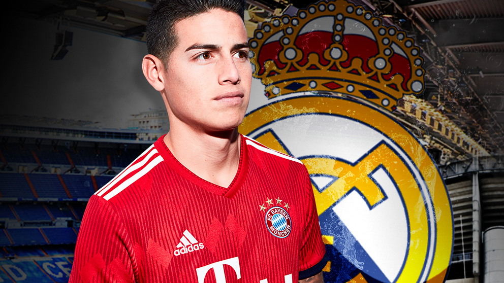 James regresa al Real Madrid.