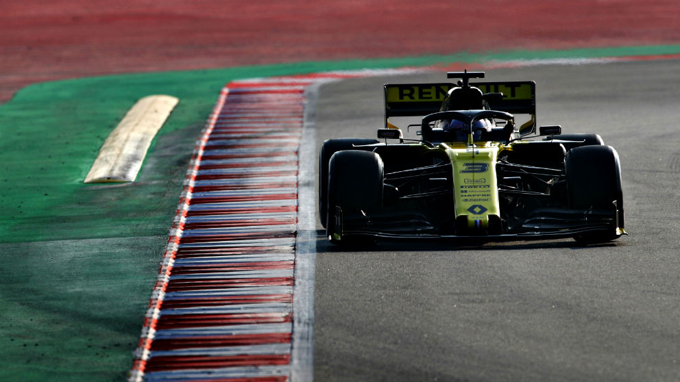 El Renault de Ricciardo ha sido una de las grandes sorpresas de los entrenamientos. (Getty)